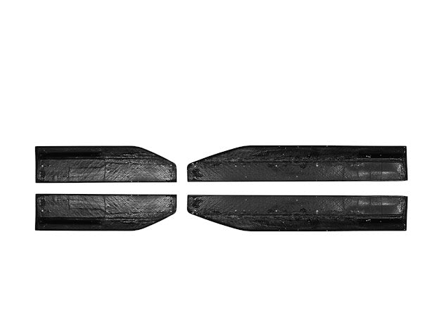 2024-UP FORD MUSTANG S650 | GT350R PERFORMANCE STYLE CARBON FIBER SIDE SKIRTS EXTENSION ROCKER PANELS GROUND EFFECTS